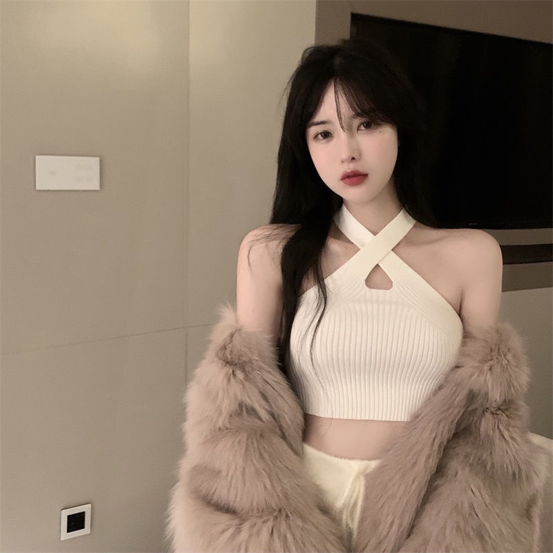 Áo COZOKC dệt kim kiểu dáng đơn giản quyến rũ cho nữ