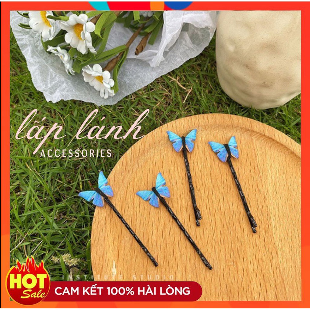 [Có sẵn] Kẹp tăm cài tóc hình bướm nhỏ