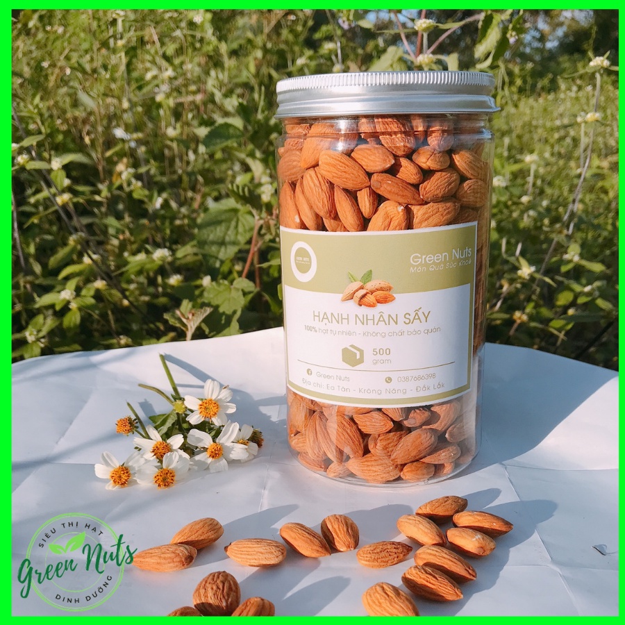 [Mã SIEUKT giảm 10k đơn từ 50K] Hạnh nhân Úc tách vỏ sấy chín hạt mới - không chứa chất bảo quản