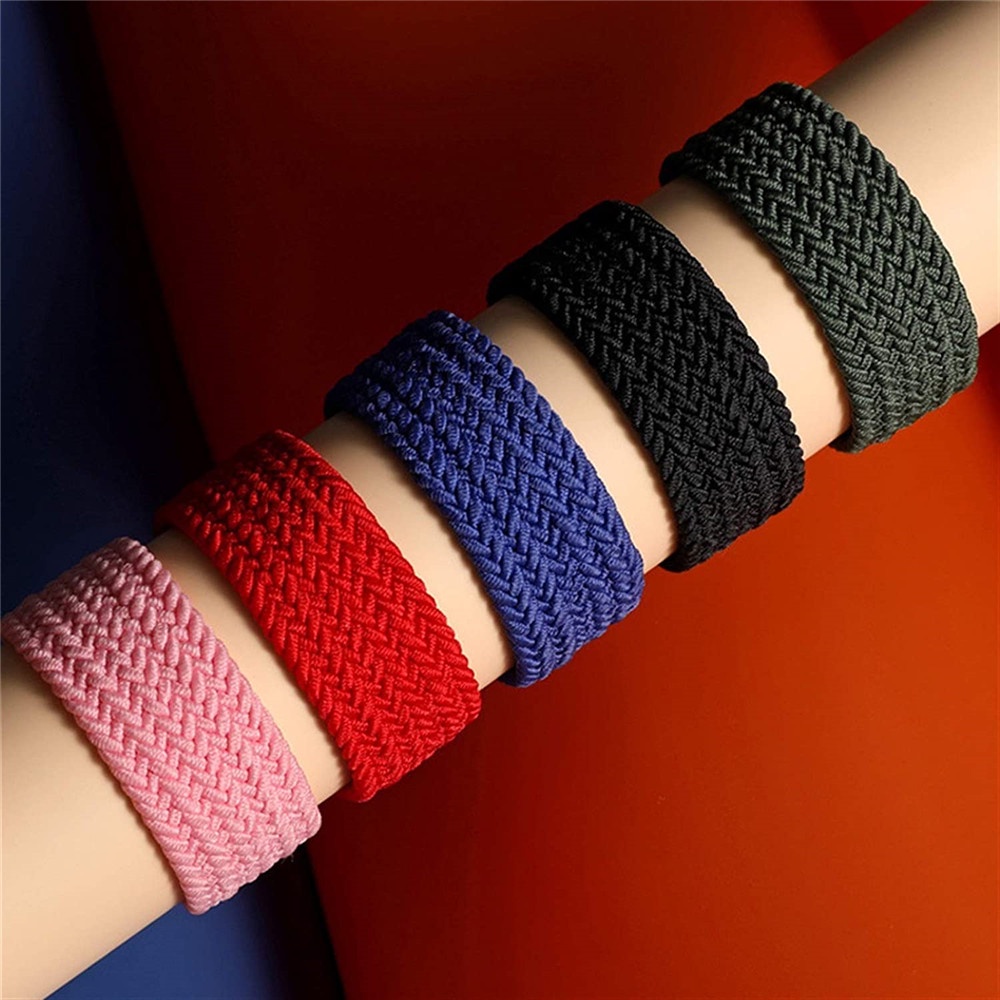 Dây đeo sợi Nylon 20mm cho đồng hồ thông minh Huami Amazfit Bip U Pro Xiaomi Amazfit Bip S Lite GTS 2 Mini GTR 42mm