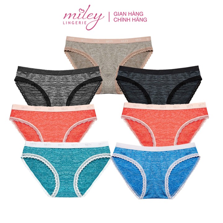 Combo 7 Quần Lót Nữ Thun Lạnh Sớ Gỗ Miley Lingerie- Màu Ngẫu Nhiên FWS00