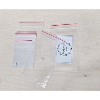 100GR TÚI ZIPPER (ZIPPER CHỈ ĐỎ)