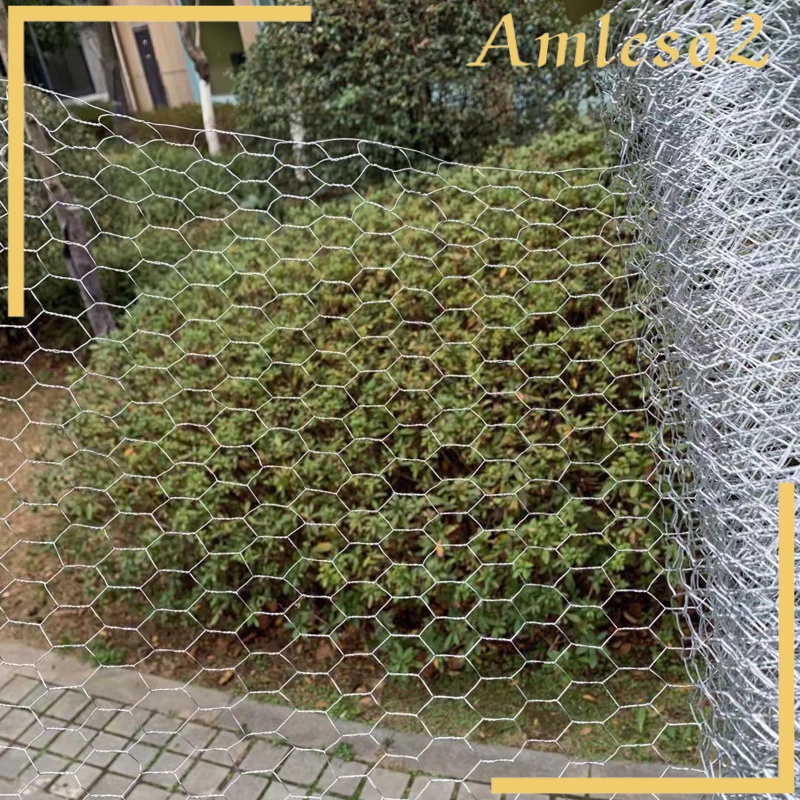 [AMLESO2]Galvanized Poultry Mesh Fencing Chicken Wire Net Rabbit Netting