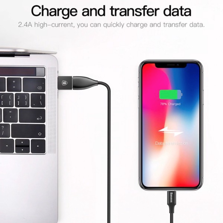 Bộ Chuyển Đổi OTG Baseus Mini Chuyển Đổi Từ Type-C to USB, Hỗ Trợ Sạc Nhanh 2.4A Max Và Truyền Dữ Liệu