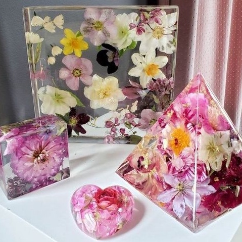 Cát làm hoa khô tái sử dụng - Silica Gel - Nguyên liệu thủ công để lưu giữ hoa, làm epoxy Resin, tranh hoa khô