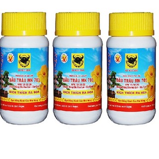 Phân bón lá ĐẦU TRÂU 701 kích thích ra hoa LỌ 100g