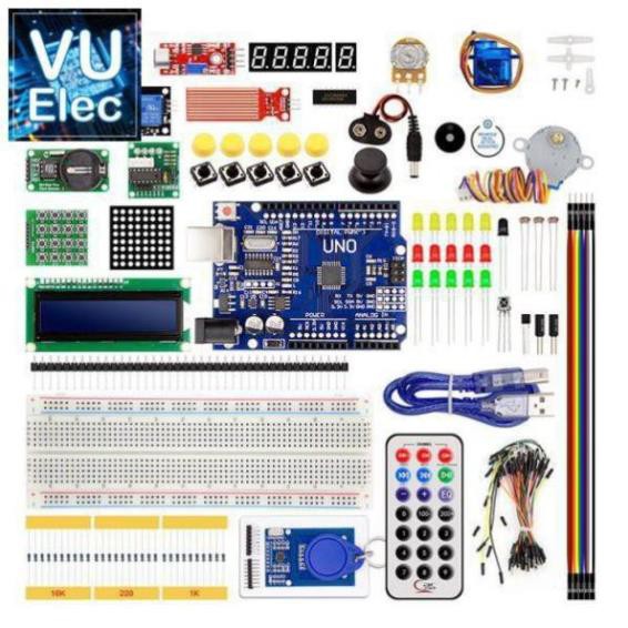 Bộ Kít Học Tập Arduino UNO R3 RFID , Bộ thí nghiệm Arduino nâng cao,Bộ Arduino Advance Kit