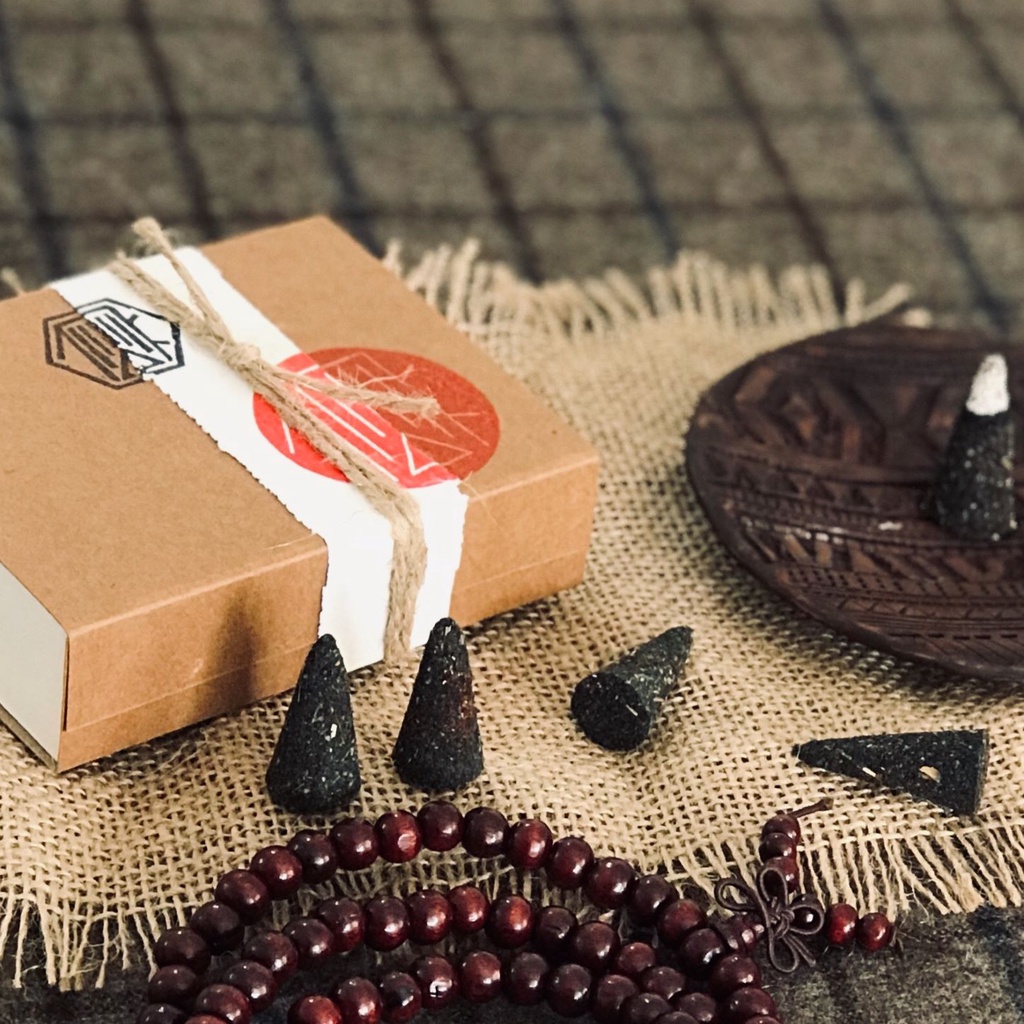 Nhang Blossom ( Hoa cỏ ) hộp 20 viên [ Handmade Incense Cones ]