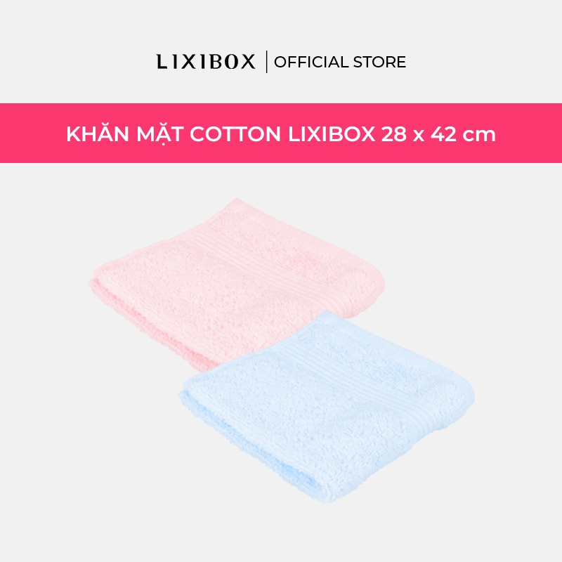 HB Gift Khăn Mặt Cotton Lixibox 28 x 42 cm