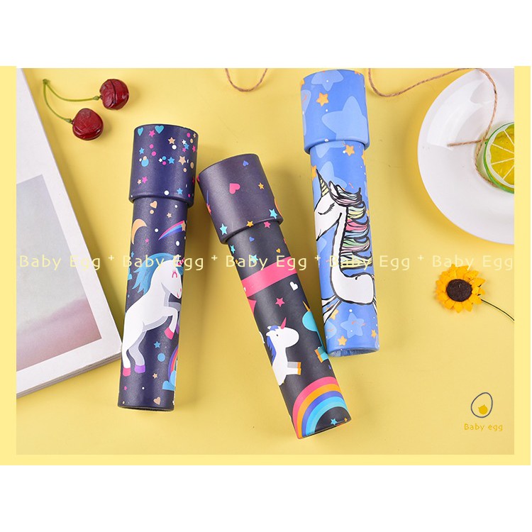 Kính vạn hoa nhiều màu sắc đồ chơi trẻ em thông minh montess cho bé trai gái khám phá 3 4 5 6 7 tuổi baby egg