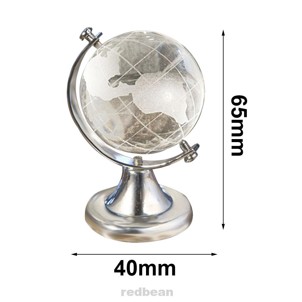 Quả Cầu Pha Lê Trái Đất mini Trang Trí Nhà Cửa Văn Phòng Làm Quà Tặng Sinh Nhật
