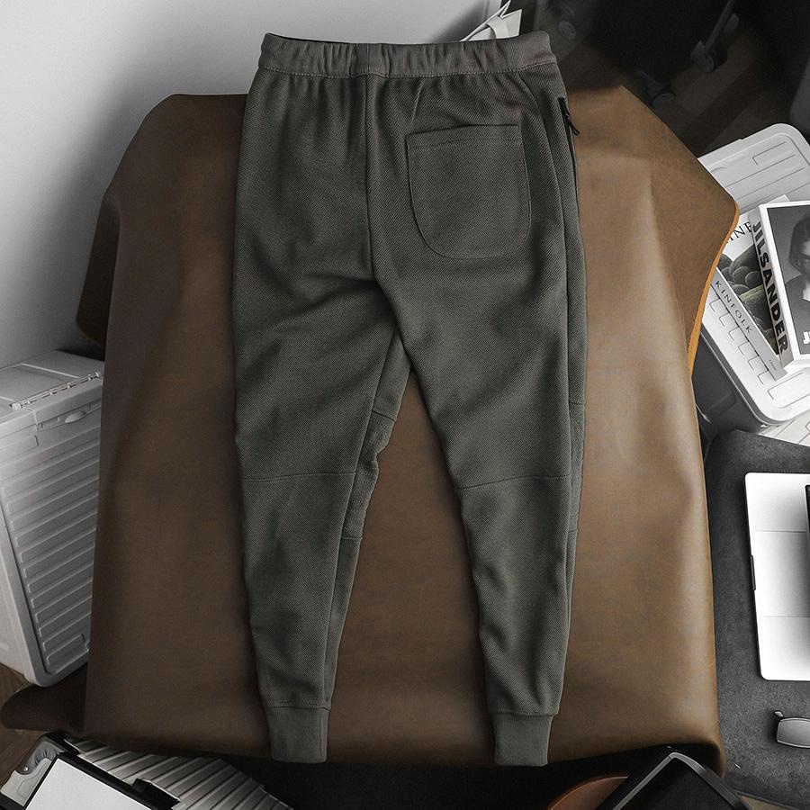 Quần Jogger Nam Scott Basic Trơn Tùi Zip Năng Động Chất Vải Cotton Pique Thoải Mái Form Regular - FAPAS