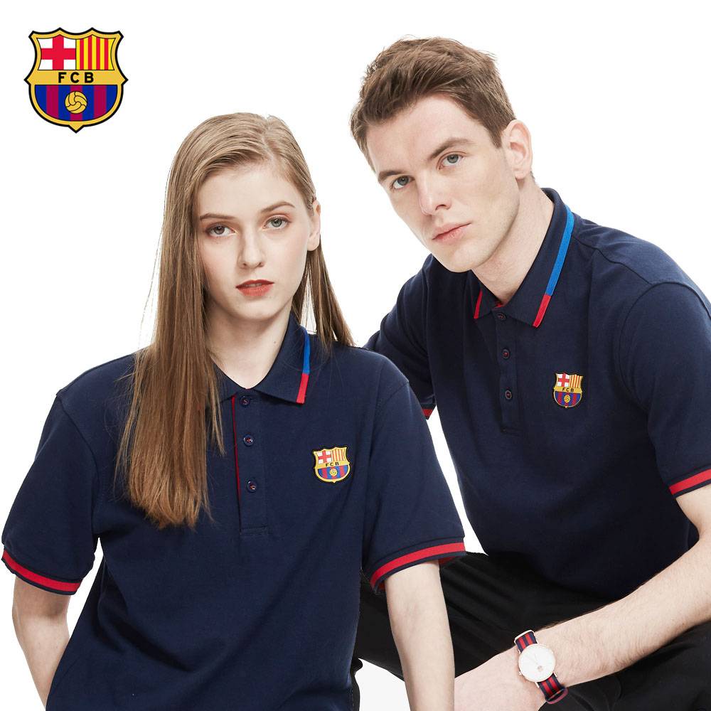 Np2 Barcelona Fc. Áo Thun Polo Plus Size PN2 Phong Cách Bóng Đá Cổ Điển