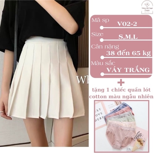 [Qùa tặng dây cột tóc]Chân Váy Tennis Xếp Ly Lưng Cao Phong Cách Hàn Quốc, Chân váy nữ cao cấp giá rẻ kèm lót mặc trong | BigBuy360 - bigbuy360.vn
