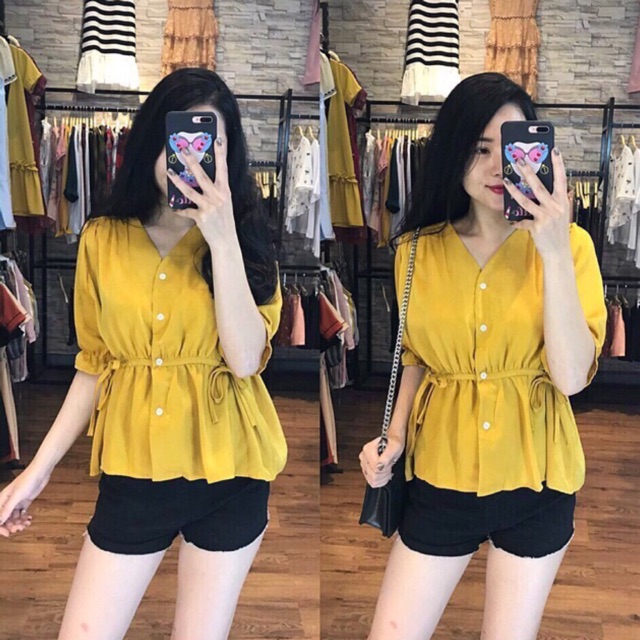 Áo buộc eo