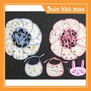 Yếm xô buộc dây xuất Nhật cho bé ăn dặm