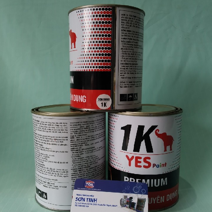 ( 3kg cả bì ) Dầu Bóng 1K Yes Paint - Thay Thế Dầu Bóng 2K ( Sơn bóng 1K YES PAINT ) 2700g