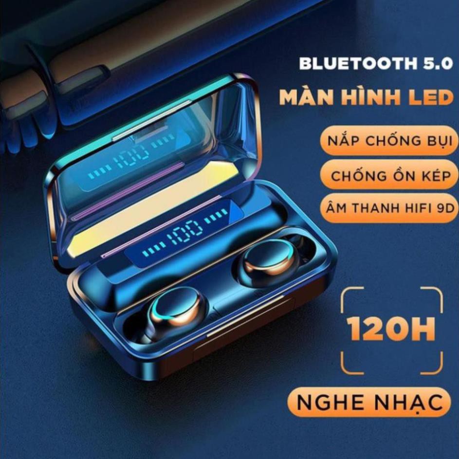 Tai Nghe Bluetooth AMOI F9-5 TWS Âm Thanh True Wireless Không Dây - Chuyên Gaming cho Iphone và Android Bản Quố