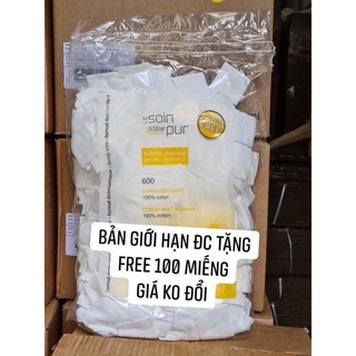 BÔNG  TẨY TRANG PHÁP TETRA 600 MIẾNG - BỊCH SIÊU TO KHỔNG LỒ 600 miếng