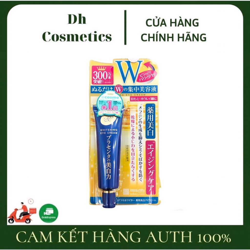 KEM Giảm THÂM MẮT, CHỐNG NHĂN MẮT MEISHOKU WHITENING EYE CREAM Nhật Bản