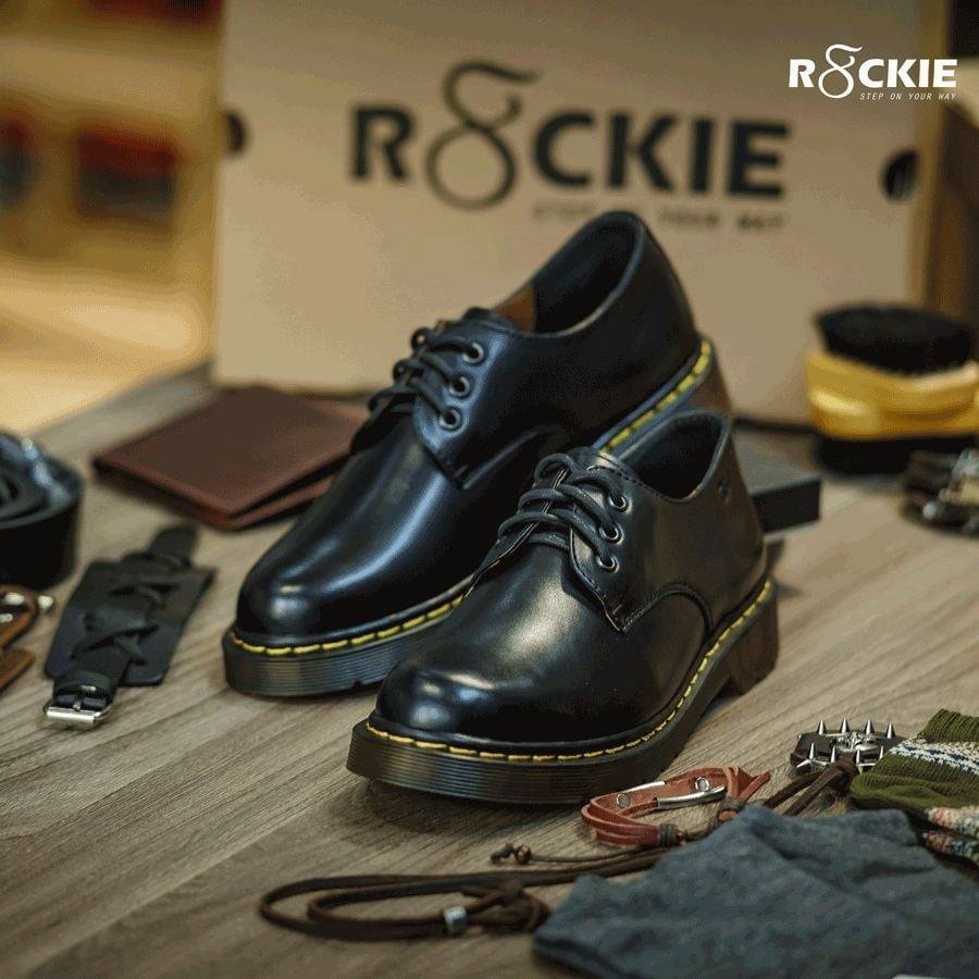 Giày nam da thật Dr Martens 1461- Da nappa cao cấp nhập khẩu - Màu đen - DRAD03DE  - R8ckie Official | BigBuy360 - bigbuy360.vn