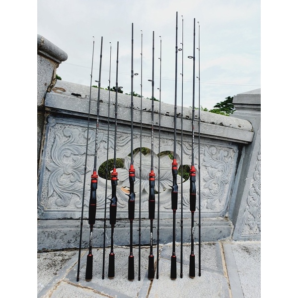 Cần câu lure máy ngang và máy đứng carbon RollFish