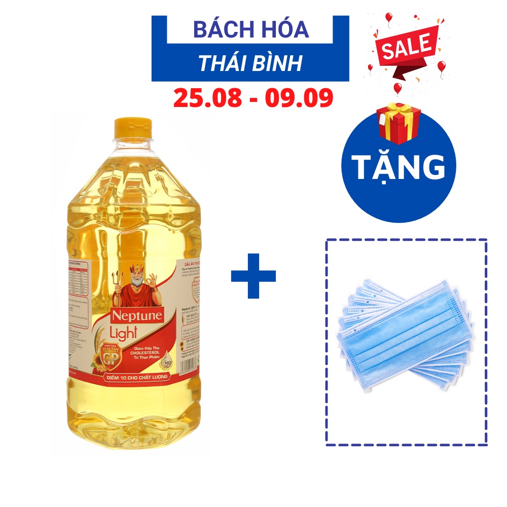 Dầu Ăn Neptune Gold Can 2 Lít