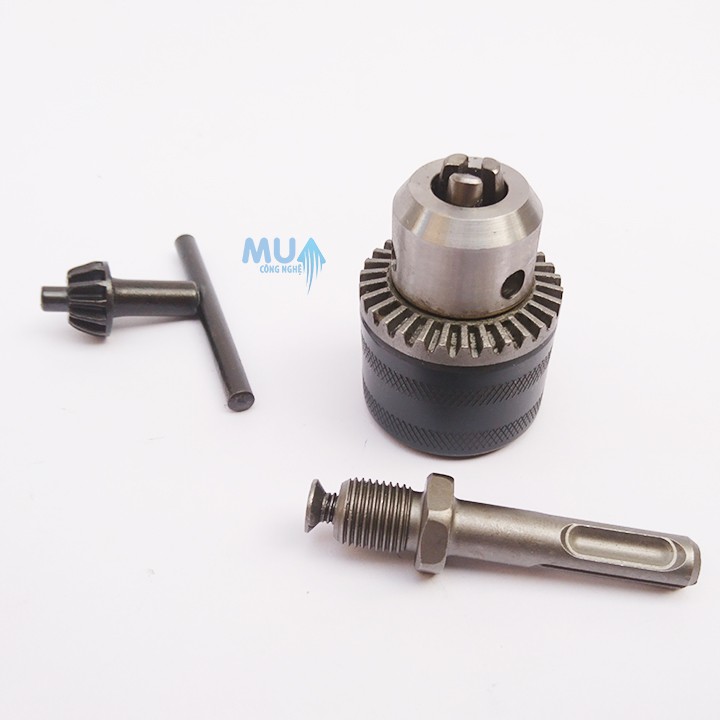 Đầu măng ranh (đầu kẹp mũi khoan)13mm lắp vào máy khoan bê tông -khoan sắt gỗ, vặn vít, mở ốc. bắn vít lợp......