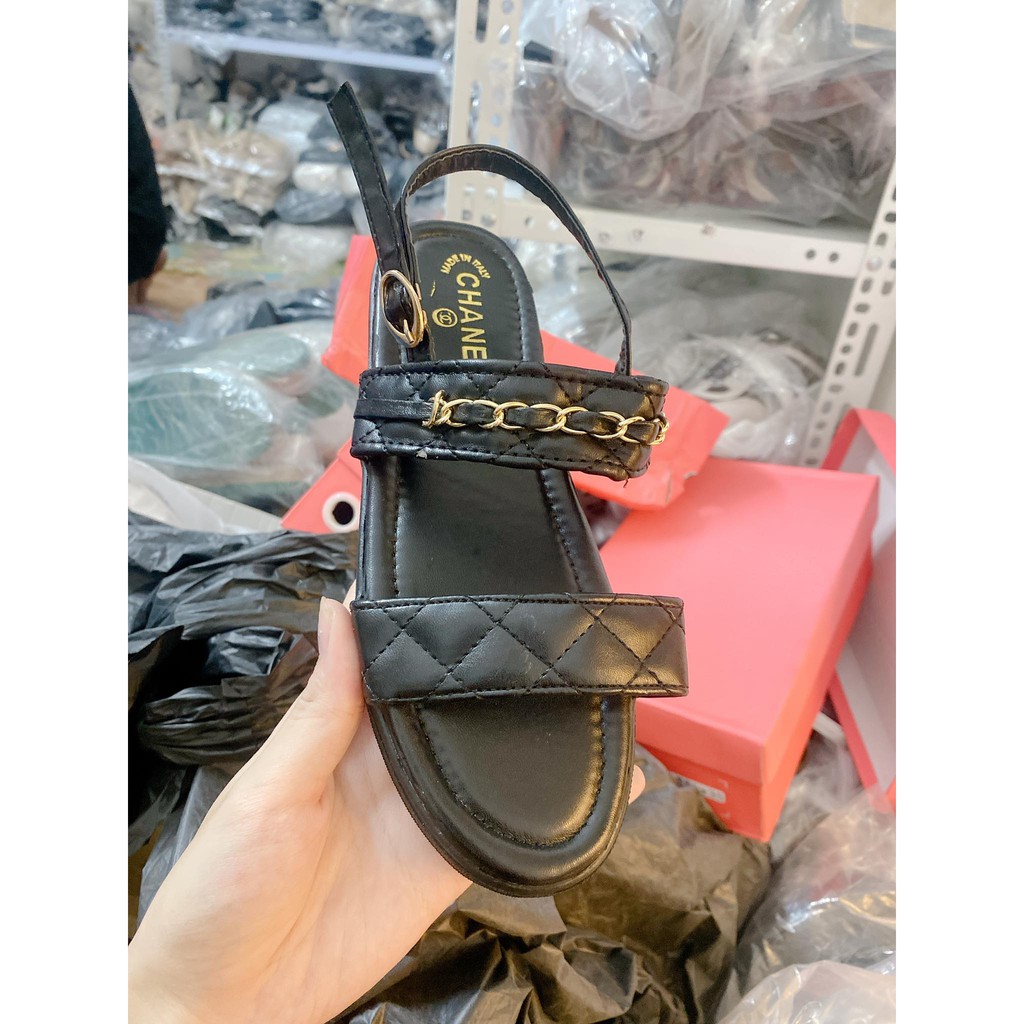 Dép quai hậu ChaneI xích quai sau