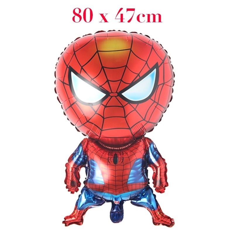 Bong Bóng Hình Người Nhện 3D Trang Trí Tiệc Sinh Nhật Cho Bé