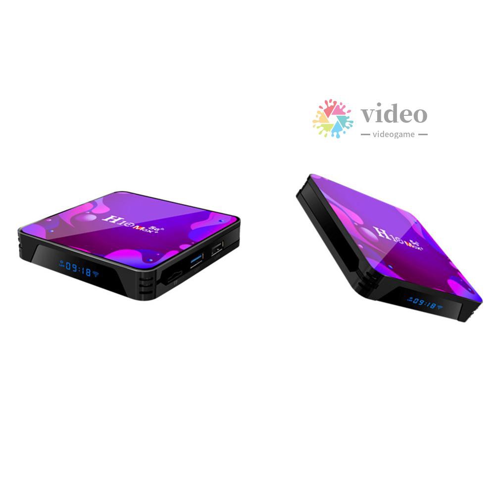 Đầu Thu Phát Tín Hiệu Truyền Hình Vệ Tinh H10 Max + Android 10.0 1gb + 8gb 4k 2.4g / 5g Và Phụ Kiện