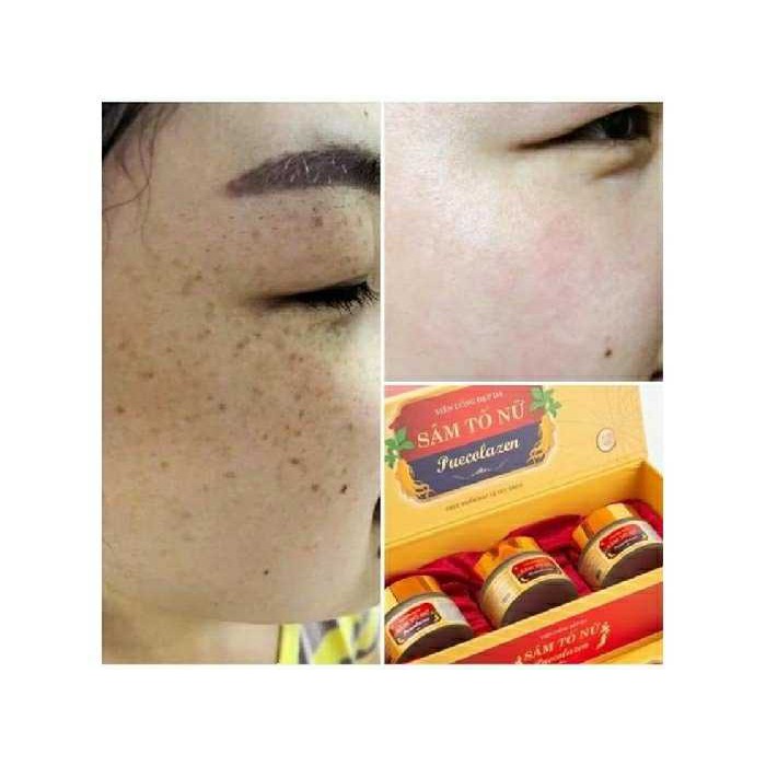 Sâm Tố Nữ Mẫu Mới , Hộp 3 Hũ Nhựa, 45 viên( date mới, hàng chuẩn, mã vạch, tem xác thực) | BigBuy360 - bigbuy360.vn