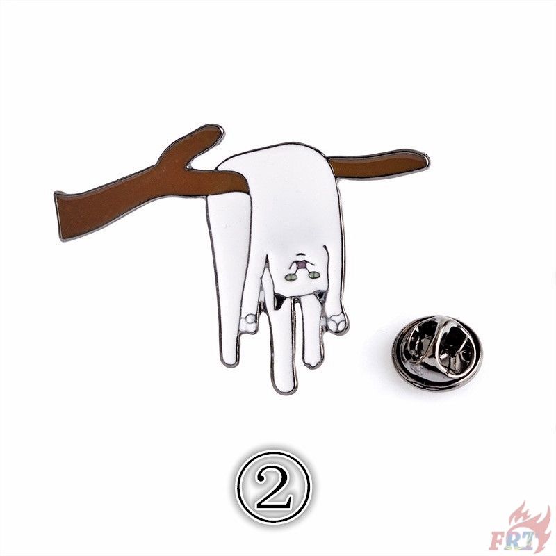 Ghim cài áo trang trí hình mèo tùy chọn chất liệu hợp kim