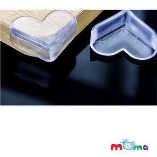 Miếng nhựa dẻo bọc góc bàn, tủ, gường, nẹp góc SILICON trong suốt