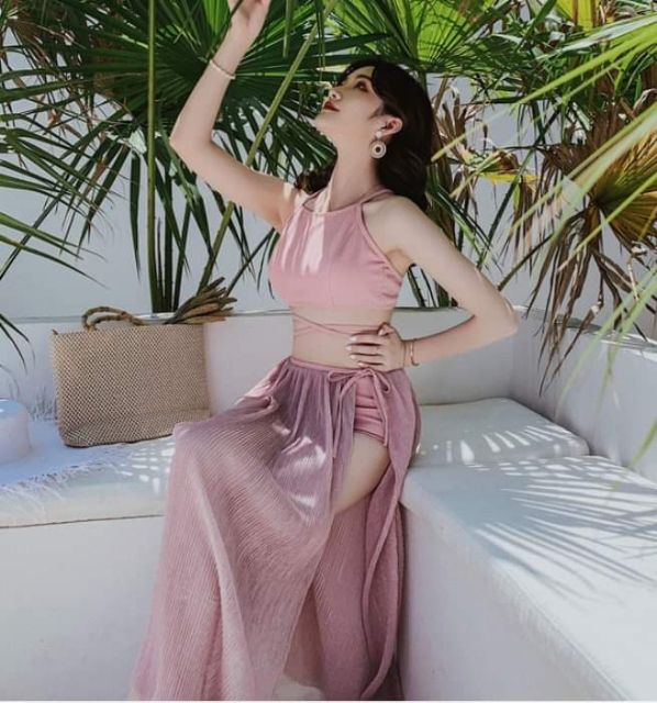 BikiniStoreVn : Đồ Bơi 3 Mảnh Yếm Style Hàn Quốc S35 | BigBuy360 - bigbuy360.vn