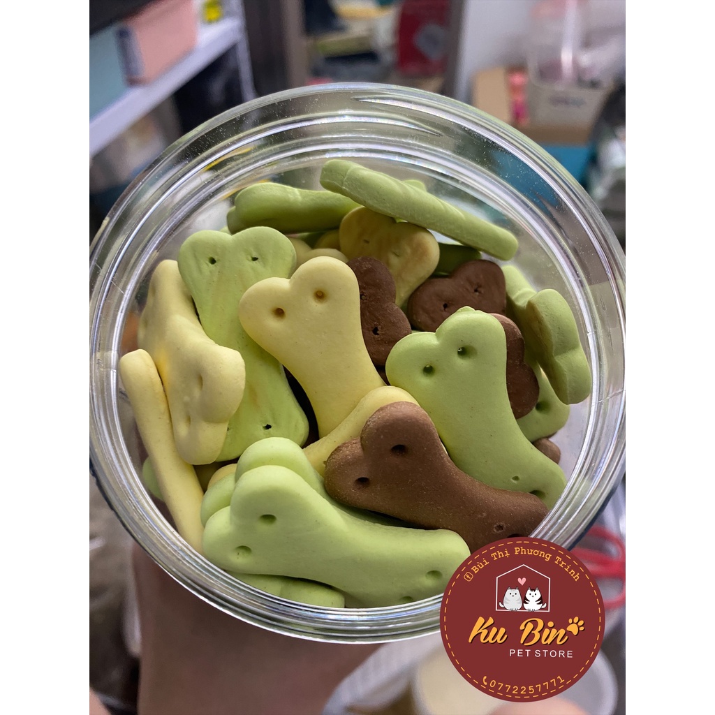 [ Thái ]￼ Snack cookie xương sữa mài răng canxi cho Rat, Hamster, Thỏ, Chó, mèo,...