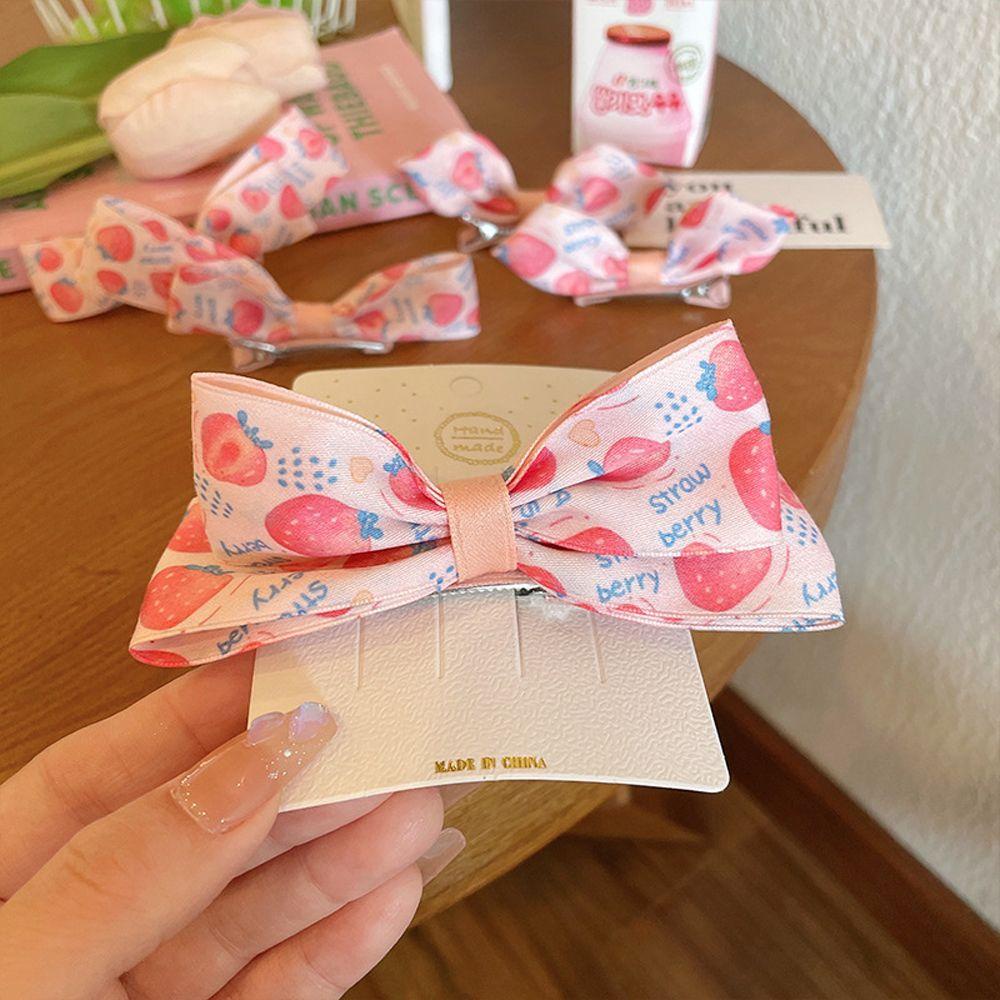 Kẹp Tóc Nơ Ruy Băng Phong Cách Vintage Cho Nữ