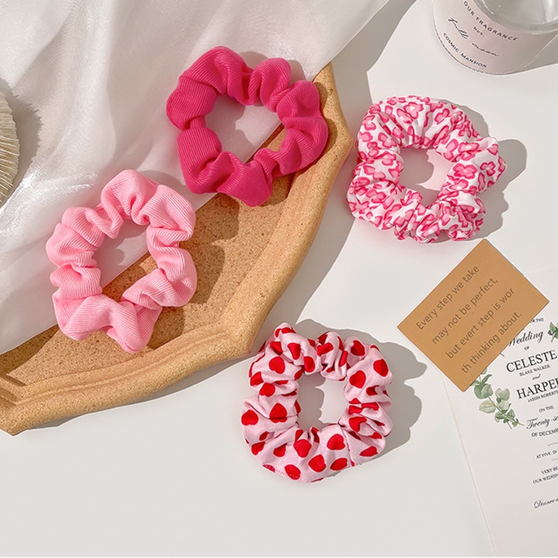 Dây Cột Tóc Đuôi Ngựa Cỡ Lớn Phong Cách retro Dễ Thương Cho Nữ