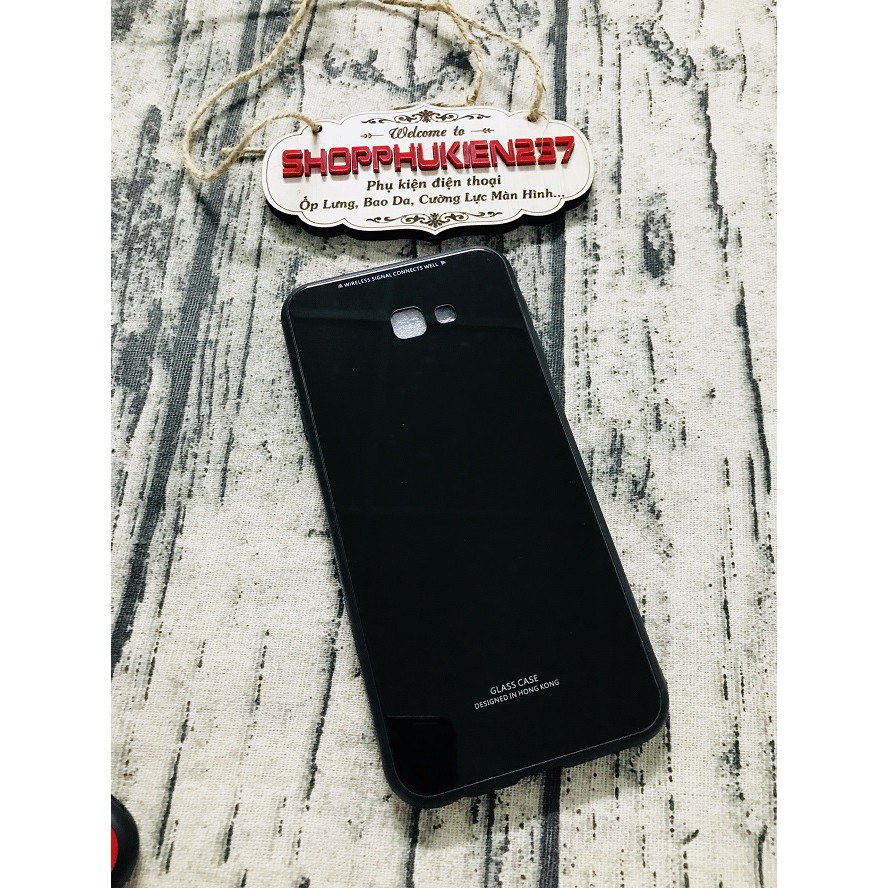 [Freeship toàn quốc từ 50k] ỐP LƯNG SS GALAXY J4 PLUS ỐP GƯƠNG CƯỜNG LỰC VIỀN DẺO ĐEN CAO CẤP