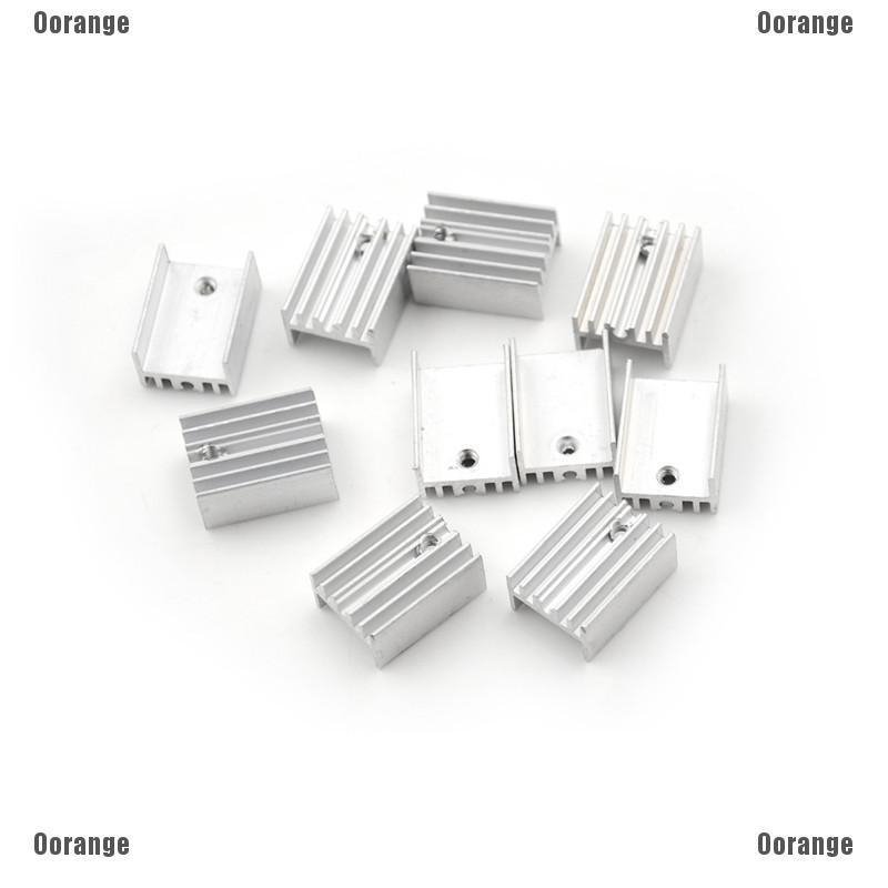 Bộ 10 Linh Kiện Bán Dẫn TO-220 Bằng Hợp Kim Nhôm Chất Lượng Cao