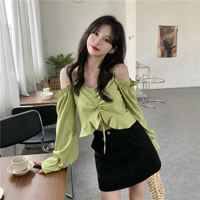 Áo Sơ Mi Tay Dài Dáng Ôm Thiết Kế Mới Cho Nữ