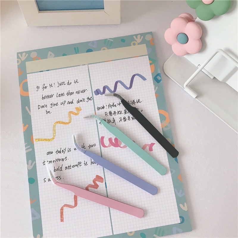 Nhíp Gắp Sticker Washi Tape Nhiều Màu Pastel Xinh Xắn Dành Cho Học Sinh Que Lấy Gỡ Đa Năng