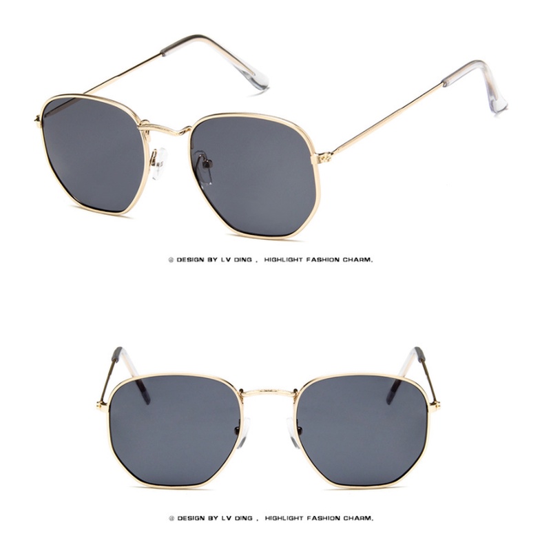 Kính mát gọng tròn bằng kim loạI thời trang dành cho cả nam và nữ