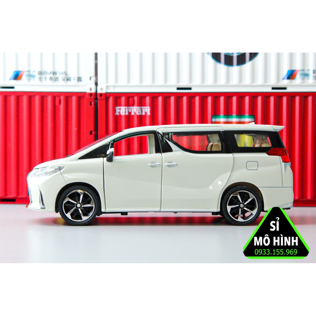 [ Sỉ Mô Hình ] Mô hình xe SUV Lexus LM300h mở hết cửa 1:24