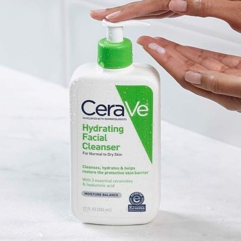 Sữa Rửa Mặt CeraVe Foaming Facial Cleanser  - CeraVe cho Da dầu