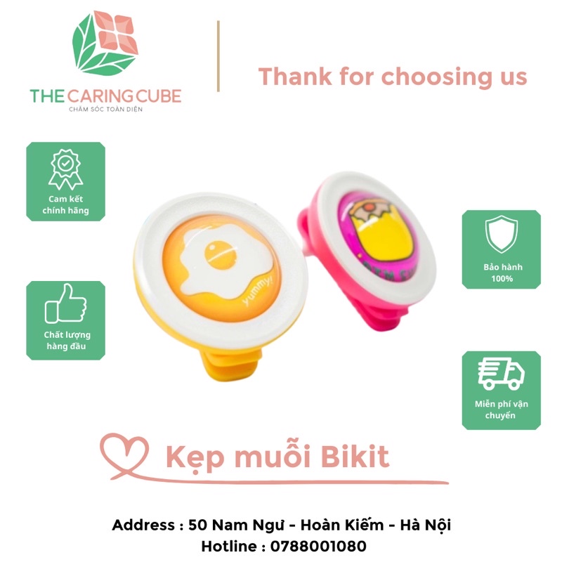 Kẹp chống muỗi cho bé Bikid Hàn Quốc - The Caring Cube