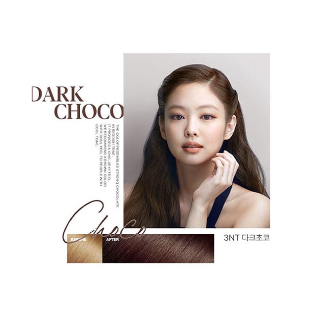 Thuốc nhuộm tóc tại nhà Hello Bubble màu Choco 3NT | Nhuộm tóc tạm thời màu nâu socola