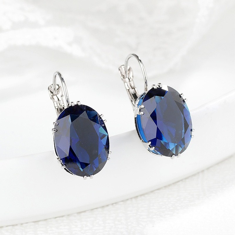 SAPPHIRE Bông Tai Đính Đá Thời Trang Nữ Tính