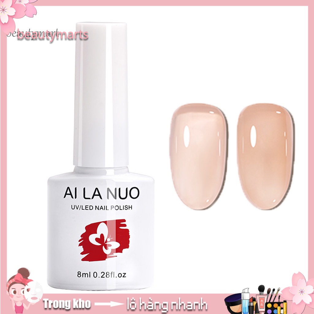 [Hàng mới về] Sơn móng tay gel uv trong suốt dễ tẩy dành cho salon
