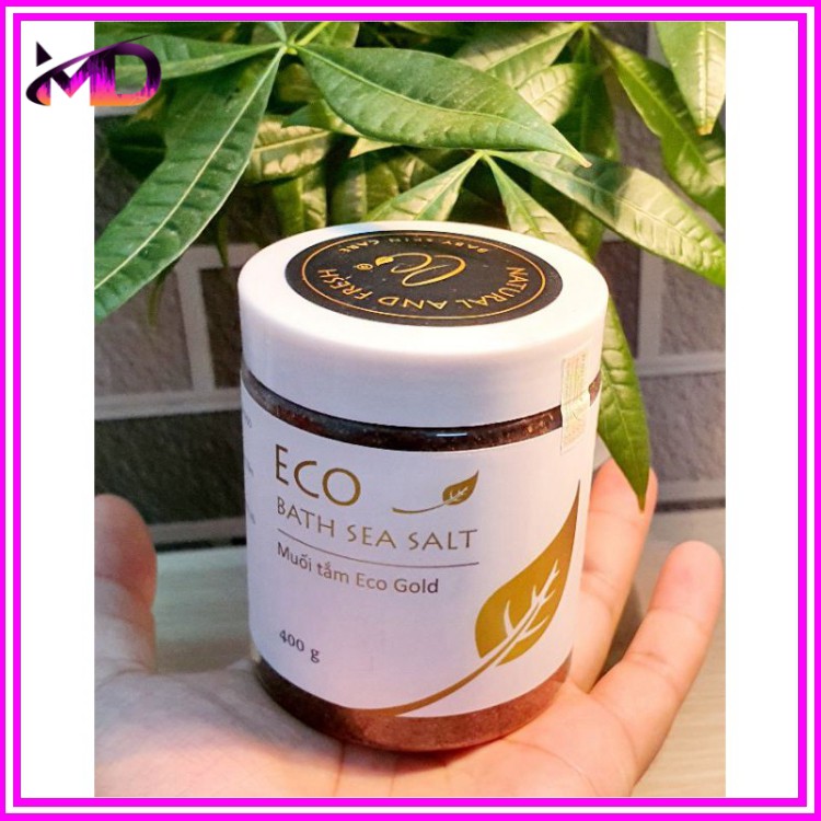 [COMBO 2] MUỐI TẮM ECOGOLD 400G - DÙNG CHO TRẺ TỪ SƠ SINH, LÀM SẠCH MẨN NGỨA